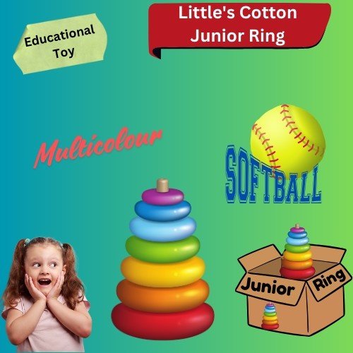 Little’s Cotton Junior Ring stacking toy for toddlers