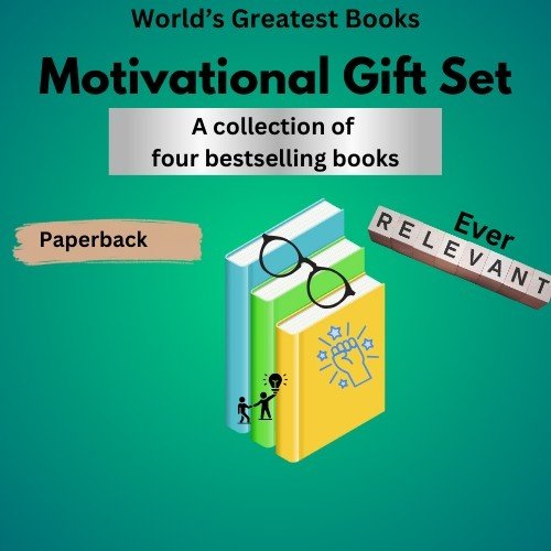 Motivational gift set of four bestselling self-help books