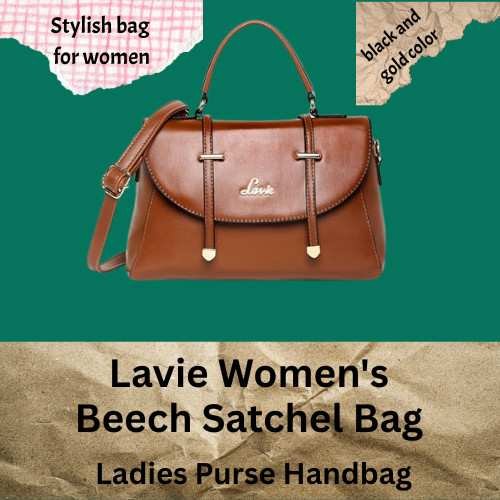 Lavie Women's Beech Satchel Bag, a stylish ladies' purse handbag.